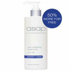 *     ASAP Daily Exfoliating Facial Scrub 300ml